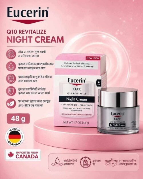 Eucerin Q10 Revitalize Face Night Cream 48g