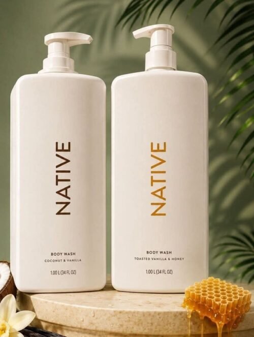 Native Body Wash 1.00L (Coconut & Vanilla / Toasted Vanilla & Honey)