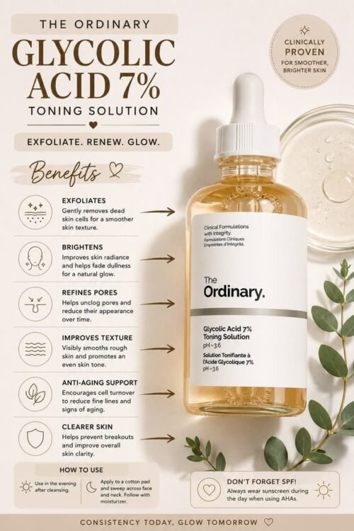 The Ordinary Glycolic Acid 7% Toning Solution 240ml